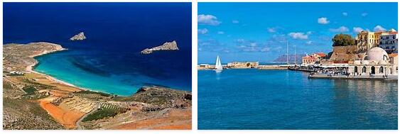Main Resorts in Crete, Greece